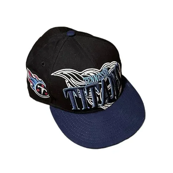 NFL Tennessee Titans New Era Ball Cap Hat Blue One Size - Picture 1 of 4